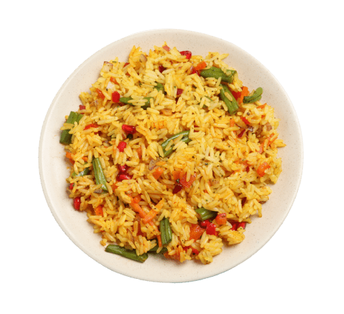 A plate of home-cooked biryani