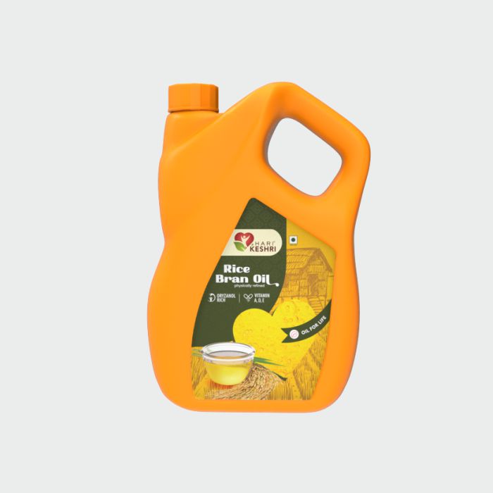 Rice Bran Oil 5LT Hari Keshri Rice Bran Oil
