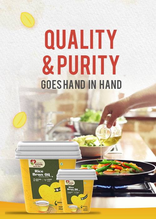 Hari Keshri Rice Bran Oil – India ka apna Cooking Oil
